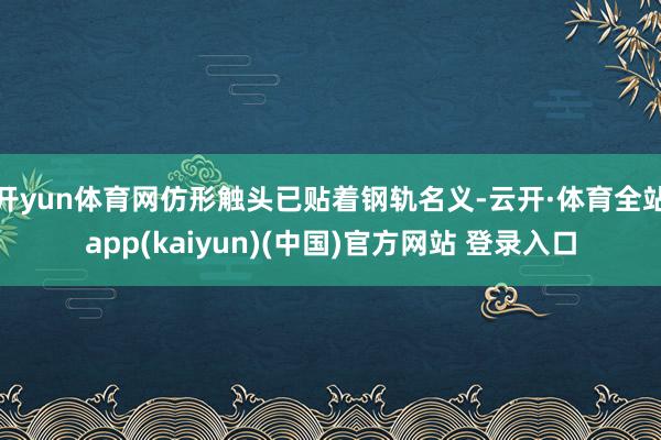 开yun体育网仿形触头已贴着钢轨名义-云开·体育全站app(kaiyun)(中国)官方网站 登录入口
